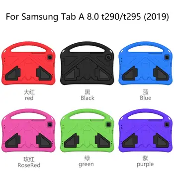 Samsung SM-T290 prípade 8.0 palcový T290 T295 EVA shockproof Stojan tabletu Coque Kryt pre Samsung Galaxy Tab 8.0 (2019) SM-T295