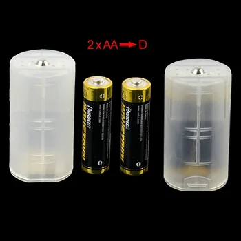 Horúce AA až D / 2AA D/ AA až C / AAA na AA Veľkosť Článková Batéria, Adaptér Držiaka Prípade Converter, Prepínač Batérie Poľa Veľkoobchod