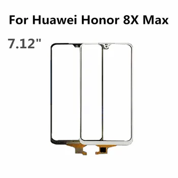 7.12 Palcový Pre Huawei Honor 8X max Dotykový Displej Sklenený Panel Dotykový Senzor Predné Sklo Panel Diely SÚ-AL00 dotykový displej