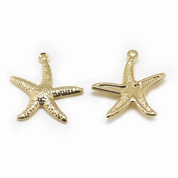 10pcs 304 Nerezovej Ocele Hviezdice Charms Prívesky pre šperky, takže DIY náramok, náhrdelník ,z Nehrdzavejúcej Ocele Farba F50