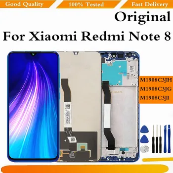 Originálne LCD Pre Xiao Redmi Poznámka 8 LCD Displej Dotykový Displej S Rámom Digitalizátorom. Montáž Redmi Poznámka 8 LCD Náhradné