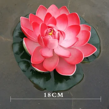 10/18 cm Plávajúce Umelé lotosové Kvety Falošné Rastliny DIY lekna Mariage Simulácia Lotus Pre Svadobné Domáce Dekorácie