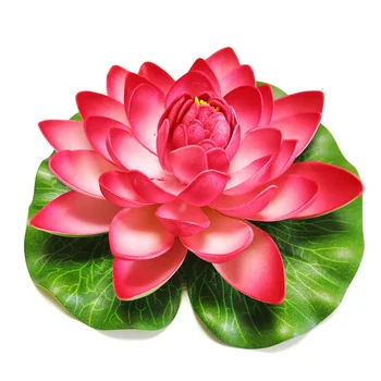 10/18 cm Plávajúce Umelé lotosové Kvety Falošné Rastliny DIY lekna Mariage Simulácia Lotus Pre Svadobné Domáce Dekorácie