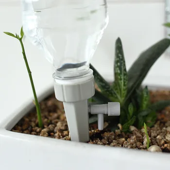 Nové Automatické Rastlina Samostatne Zavlažovacie Zariadenie Garden Dodáva Prietok Vody s Nastaviteľným Prepnúť Ovládanie Ventilu Odkvapkávať Závlahového Systému