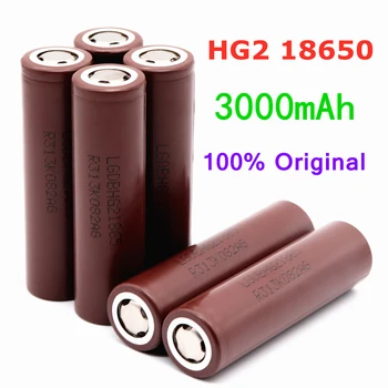 2-10 KS Nových Originál HG2 18650 batéria 3000mAh 18650HG2 3.6 V vypúšťanie 20A určených Pre HG2 Napájanie Nabíjateľná batéria