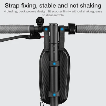 Elektrický Skúter Taška na Riadidlá Nepremokavé Hard Shell Predné Zavesenie Taška Vstavaný USB Slot Veľkú Kapacitu Skúter Pack Pre jazda na Bicykli