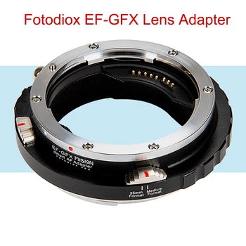 Fotodiox EF-GFX Adaptér Objektívu AF Automatické Zaostrenie pre Canon EF EF-S Objektív Fujifilm Fuji GFX 50R 50. Fotoaparát Adaptér Krúžok