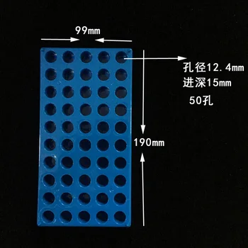 2 ks/veľa 1,5 ml plastových Chromatografia ampulka stáť na mieste 50 ampulky 2ml analytické fľaša na vzorky, držiak na fľašu Clona 12 mm