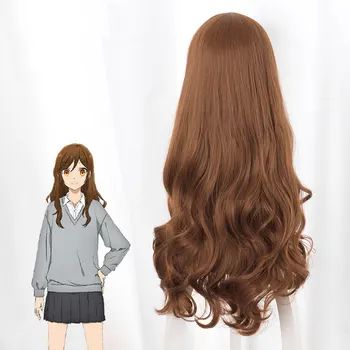 Anime Hori a Gongcun Parochňu Cosplay Ženy Hnedé Dlhé Vlasy Patry Cos Príslušenstvo Anime Dievčatá Na Parochne