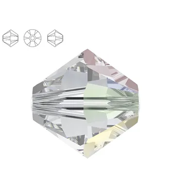 3 mm 4 mm 5 mm 6 mm 8 mm Rondelle Rakúsko Crystal Korálky Tvárou Sklenené Korálky Voľné Dištančné Korálky pre DIY Náramok Šperky Robiť