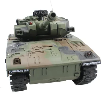 RC Tank Izrael Merkava Taktické Vozidlo Hlavné Bitky Vojenské Hlavný Bojový Tank Model Zvuk Recoil Elektronické Hobby Hračky
