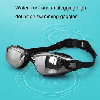 Móda Plávanie Okuliare s Vysokým rozlíšením Profesionálne Plavecké Okuliare Krátkozrakosť, galvanické Pokovovanie Nepremokavé A Anti-fog Plávanie