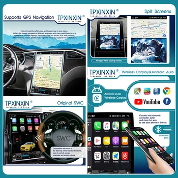 10.0 Pre TOYOTA Corolla 2006 - 2012 Android Auto Stereo Rádio s Obrazovke Tesla Rádio Prehrávač Auta GPS Navigácie Vedúci Jednotky