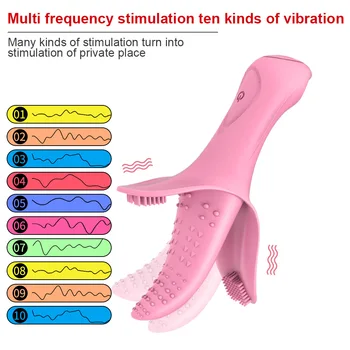 Análny Masér Jazyk Lízanie Vibrátor Nabíjateľná Jazyk Klitorisu G-bod Stimulátor Sexuálne Hračky pre Ženy
