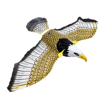 HORÚCE Prenosné Lietania Svetelný Vták Odpudzujúce Závesné Elektrické Eagle S Hudbou Lietajúci Vták Scarer Sova Vták Záhradné Dekorácie