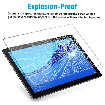 Pre Huawei MediaPad T3 10 9.6 palcový AGS-W09-L09-L03 - 9H Premium Tablet Tvrdeného Skla na Obrazovku Film Protektor Stráže Kryt