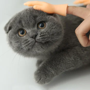 Mini Cat Masážne Rukavice Tvorivé Prst Hračky pre Mačky Simulácia Prst Rukavice Vtipné Mačku Hračka Interaktívna Mačiatko Hračka Pet Príslušenstvo