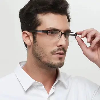 Nearsighted Okuliare Muž Predpis Krátkozrakosť 0 -0.5 -1 -1.5 -2 -2.5 -3 -4 -5 -6 Anti Modré Svetlo Ultralight Krátkozrakého Okuliare