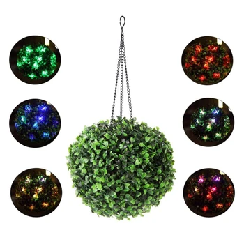 Farba Cing Solárne LED Topiary Loptu ing Svetlo Svietidla pre Záhradné Dekorácie, Životnosť 10000 hodín