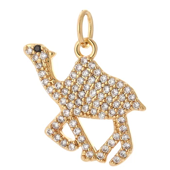 Sova Camel Diy Prívesok Charms Roztomilý Zvierat Dizajnér zobrazili kľúčové tlačidlá pre Šperky Uskutočňovanie Dodávok Visieť Kúzlo pre Náušnice, Náramok, Náhrdelník