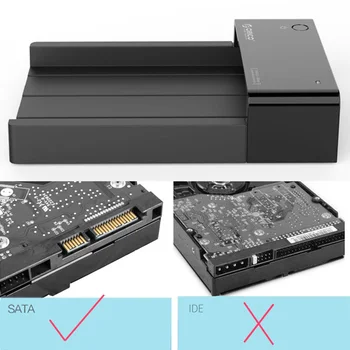 Orico HDD Prípade, 3,5 palcový Mobile Pevného Disku SATA Rámček na USB3.0 Adaptér, Externý Pevný Disk Box