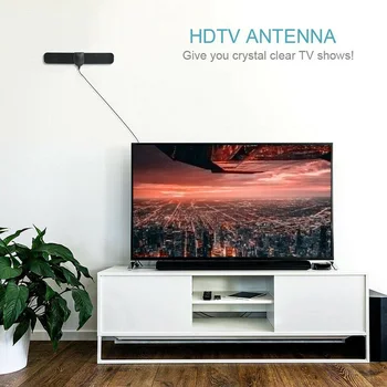 2021 nový Vnútorný Digitálny HDTV antény TV 980 Km Polomer Zosilňovač DVB-T2 isdb-tb jasné, satelit signálu a prijímač Leteckých
