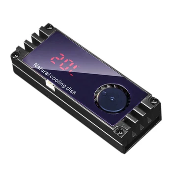 M. 2 SSD Chladič Cooler Nastavuje Digitálne Zobrazovanie Teploty s Turbo Chladiaci Ventilátor Office Starostlivosť Spotrebný materiál k Počítačom