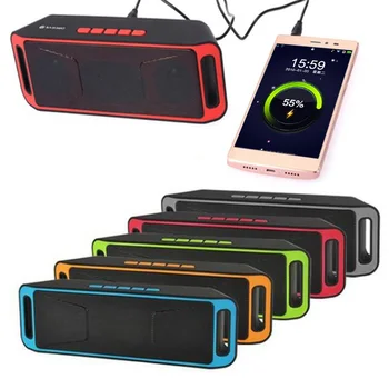 Móda Bluetooth Reproduktor Prenosný Bezdrôtový MP3 Prehrávač s USB, Bass TF Karty, FM Rádio, Stereo TF/USB/AUX 3W Full-range Reproduktory