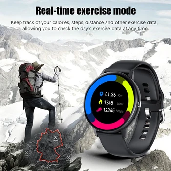 LIGE Žena Telefón Bluetooth Smart Hodinky Ženy Nepremokavé Športové Fitness Hodinky Zdravie Tracker 2021 Nový Prehrávač Hudby smartwatch Mužov