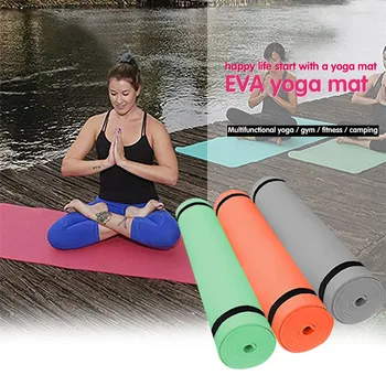 4 mm Eva Hrubé Trvanlivé Yoga Mat Non-slip Cvičenie, Fitness Prenosné Pad Vnútorné Športové Fitness Body Shaping Yoga Mat Jogy Esteras