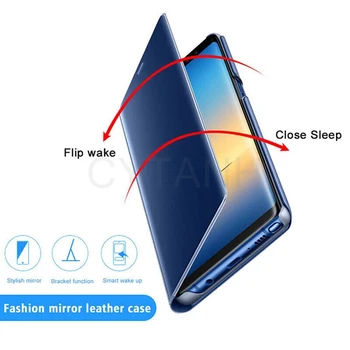 Smart Mirror Flip Puzdro Pre Iphone 11 Pro Max 2019 Stojan Kože Zobraziť Book Obal Pre Apple Iphone 6 7 8 Plus X Xs Xr Fundas Coque