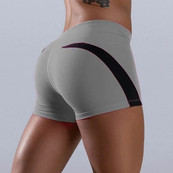 Bezšvové Šortky Ženy Push Up Vysoký Pás Fitness Šortky S Vreckami na Tuhé Slim Cvičenie Krátke Nohavice M-2XL 2021 Nové