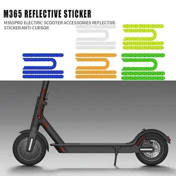 Elektrický Skúter Skateboard Predné, Zadné Kolesá Pneumatiky sa Vzťahuje Ochranný plášť Reflexné Samolepky pre Xiao M365 Pro Cycling Nástroje
