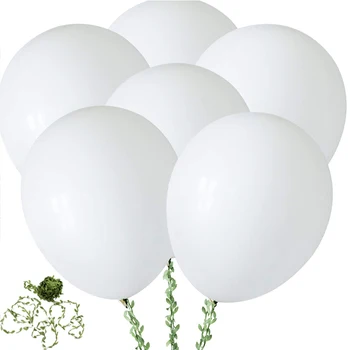 36PCS Veľké Biele Balóny Svadobné Dekorácie 18-palcové Ružová Latex Ballon Narodeninovej Party Dieťa Dospelých Globos 20 Metrov Umelé Vína