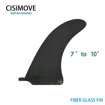Cisimove 7 do 10 palcov rozmery MATT black fiber glass Dvojhra Fin Strednej Fin pre SUP rada dlhé dosky