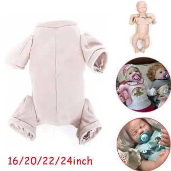 Bábika Časti Reborn Bábiky Nevyfarbené Doe Semiš Telo Nedokončené Reborn Baby Doll DIY Prázdne Bábika Auta Simulácia Detské Príslušenstvo