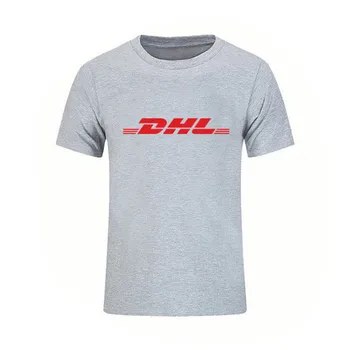DHL Tlač pánske Tričko Ženy International Air Transport Bavlnené Tričká Topy Poštových Logistických Prvkov Obľúbené Oblečenie