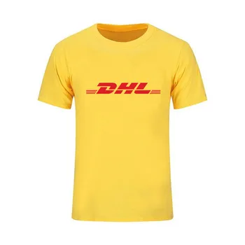 DHL Tlač pánske Tričko Ženy International Air Transport Bavlnené Tričká Topy Poštových Logistických Prvkov Obľúbené Oblečenie