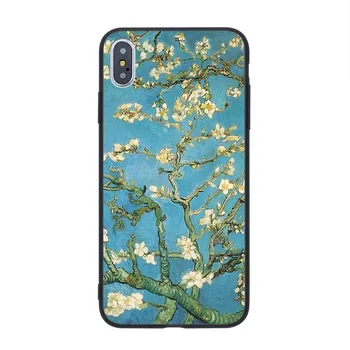 Vincent van Gogh, Kvitnúcich Mandľový Strom Telefón puzdro Pre iPhone 11 Pro X XR XS Max 6 7 8 plus Samsung S8 S9 S10 S20 A10 A50
