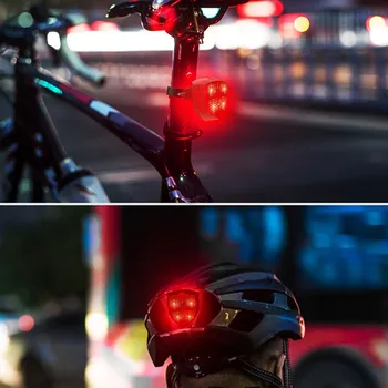 Feu Arriere Etanche Nuit Jazdectvo Securite Avertissement Lampe Cyclisme cyklistické príslušenstvo svetlo na bicykel велосипед фонари