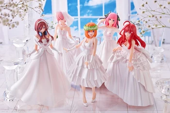 2021 Na sklade Japonský originál anime obrázok Esenciálnej Quintuplets Nakano Miku svadobné šaty ver akcie obrázok
