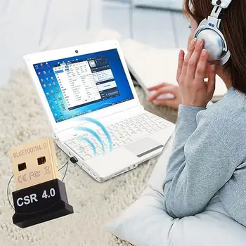 Bezdrôtové pripojenie USB Dongle Adaptér 4.0 Mini Bluetooth-kompatibilné Hudobné Audio Prijímač, Vysielač Pre PC Speaker Myš Notebook