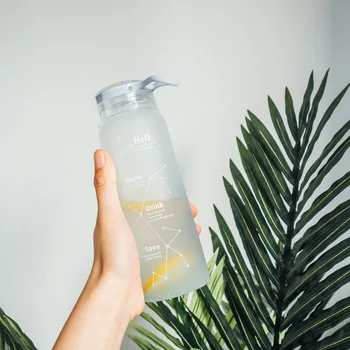 Soffe Stručný Tvorivé Priame Pitnou Vodou na Fľašu pre potravinársky Plastové Prenosné Vonkajšie 450ml Ovocie Infuser Fliaš Vody