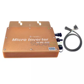 300W Nepremokavé siete Kravatu Invertor IP65 Použiť Pre 24V/36V Solárny Panel MPPT Čistá Sínusová Vlna Invertor DC22V-50 na AC110V alebo 220V CE