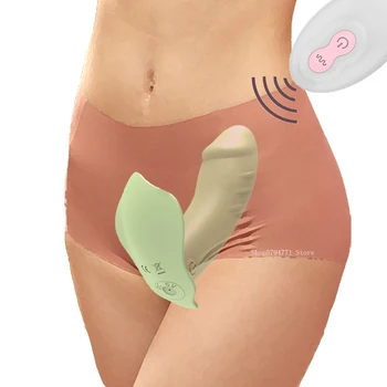 Bezdrôtové Diaľkové Dildo Vibrátor Nohavičky pre Ženy Klitoris Stimulátor Dospelých Sex Stroj Obchod Ženského Klitorisu Masturbator Erotické Hračky