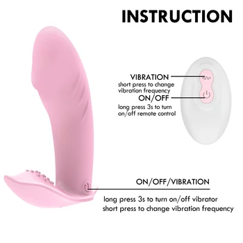 Bezdrôtové Diaľkové Dildo Vibrátor Nohavičky pre Ženy Klitoris Stimulátor Dospelých Sex Stroj Obchod Ženského Klitorisu Masturbator Erotické Hračky