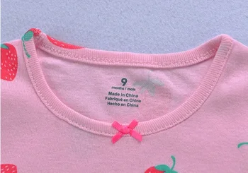 Novorodenca Dievča Oblečenie 2021 Jar Leto T-shirt+Podväzkové Šortky Jumpsuit 2 KS Dojčenská Móda Dieťa Dievča Oblečenie, 9 M,-36M