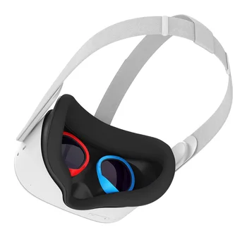 Pre Oculus Quest 2 VR Mäkké Silikónové Oko Kryt Proti Potu Oko Pad Umývateľný A Nonslip Svetlo Blokuje Len Kryt Rámu Príslušenstvo