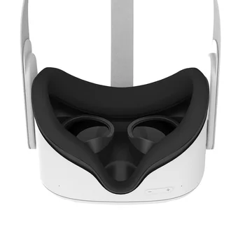 Pre Oculus Quest 2 VR Mäkké Silikónové Oko Kryt Proti Potu Oko Pad Umývateľný A Nonslip Svetlo Blokuje Len Kryt Rámu Príslušenstvo