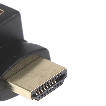 270 Stupeň Adaptér HDMI Samec Samica, L-typ Podporuje 3D Ethernet Podpora Audio Return Channel pre 1080p TELEVÍZOR HDTV 99 XR649